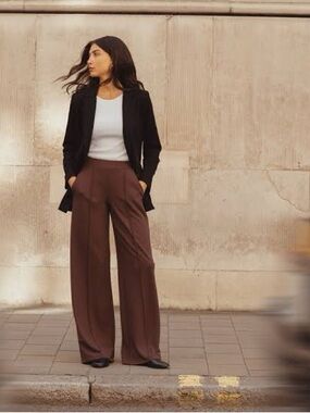 NWT Saint + Sofia Spencer Wide Leg Pant
Brown Size 12